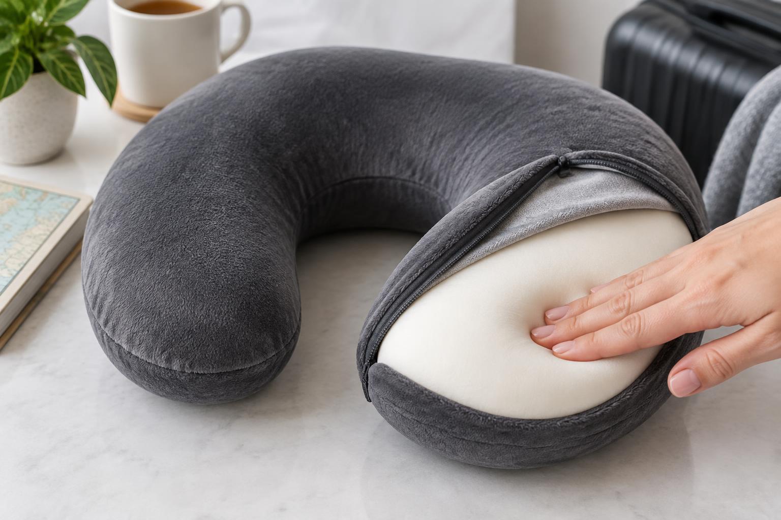 Memory foam a ritorno lento del cuscino TravelRest